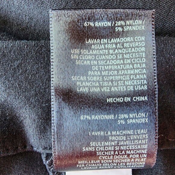 Kut From The Kloth Trouser Skinny Black Dress Dress Pants Womens 14S Short - Picture 8 of 8